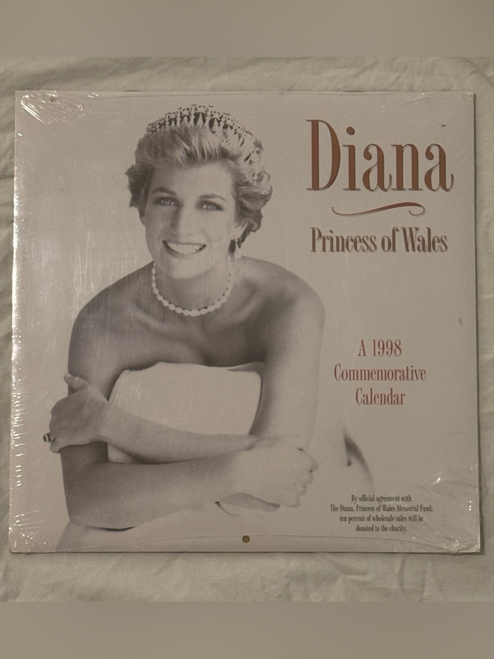 Princess Diana 1998 Commemorative Calendar